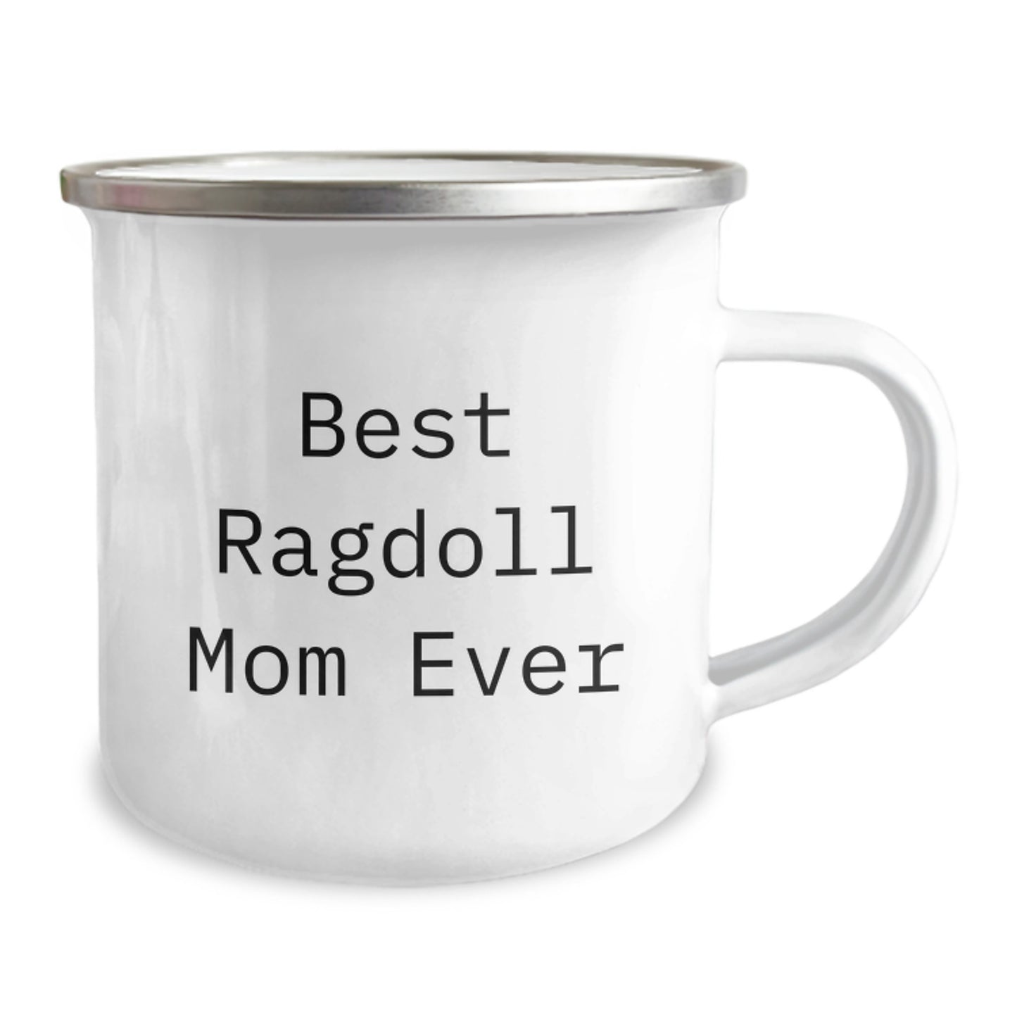 Ragdoll Cat Lover Gifts from Mom - Best Ragdoll Mom Ever, Funny Camping Mug for Birthday - Image 2