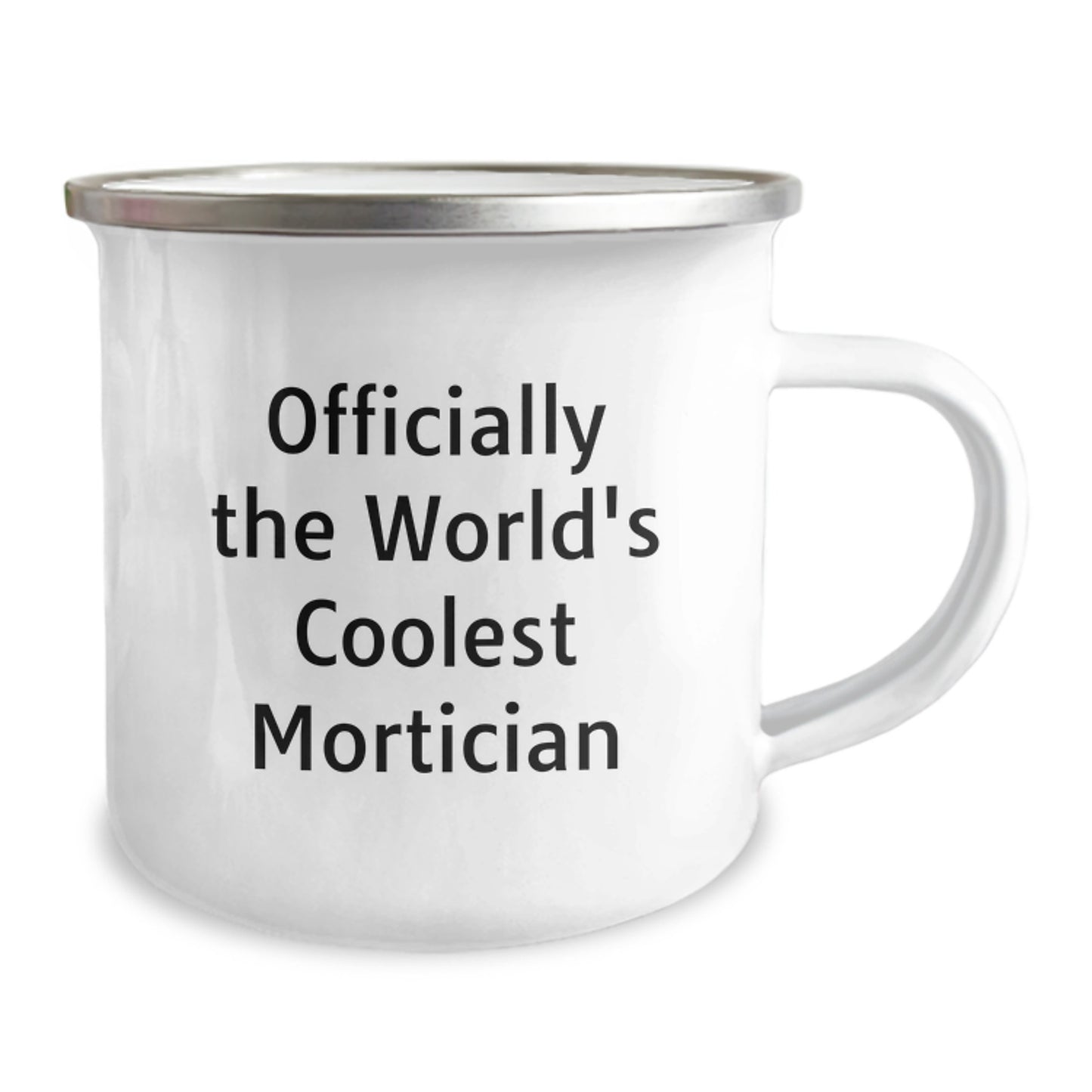 Funny Mortician Gifts from Men to Mortician Friends - Camping Mug Officially The World's Coolest Mortician - Unique Gifts for Mortician Christmas - Image 2