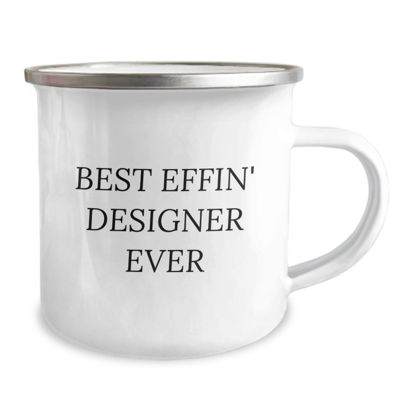 Funny Designer Gifts from Men, Best Effin' Designer Ever Camping Mug for Women, Unique Christmas Unique Gifts for Friends and Family - Image 2