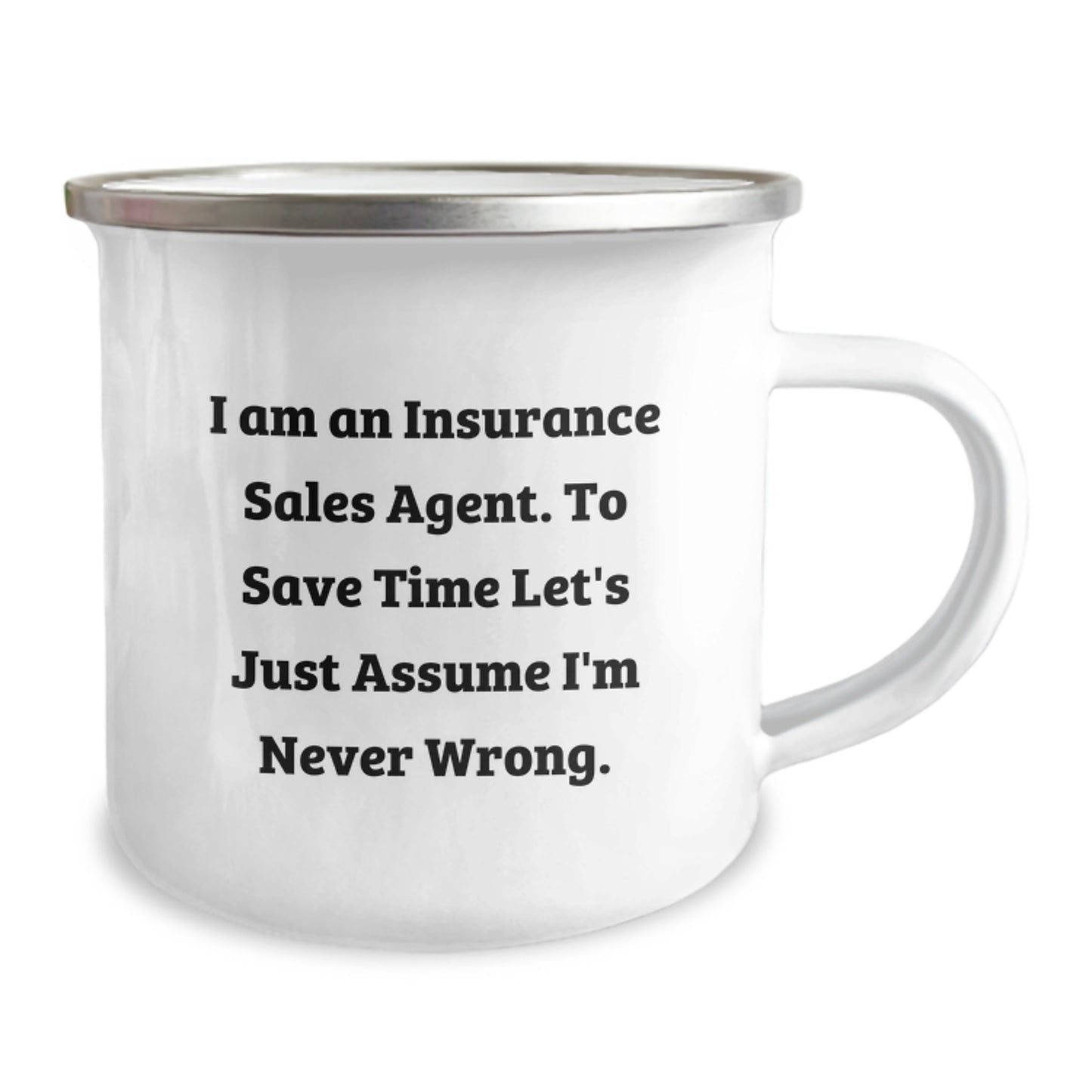 Funny Insurance Sales Agent Gifts from Friends - Insurance Sales Agent Camping Mug - Christmas Unique Presents for Men - Image 2