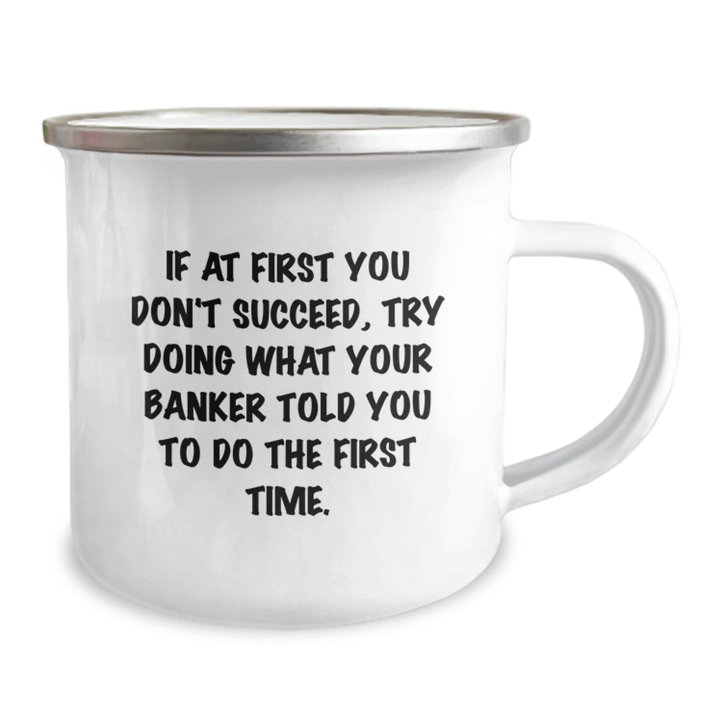 Funny Banker Gifts, Unique Christmas Memorable Presents for Banker, Camping Mug with Inspirational Quote, Gifts from Friends to Banker - Image 2