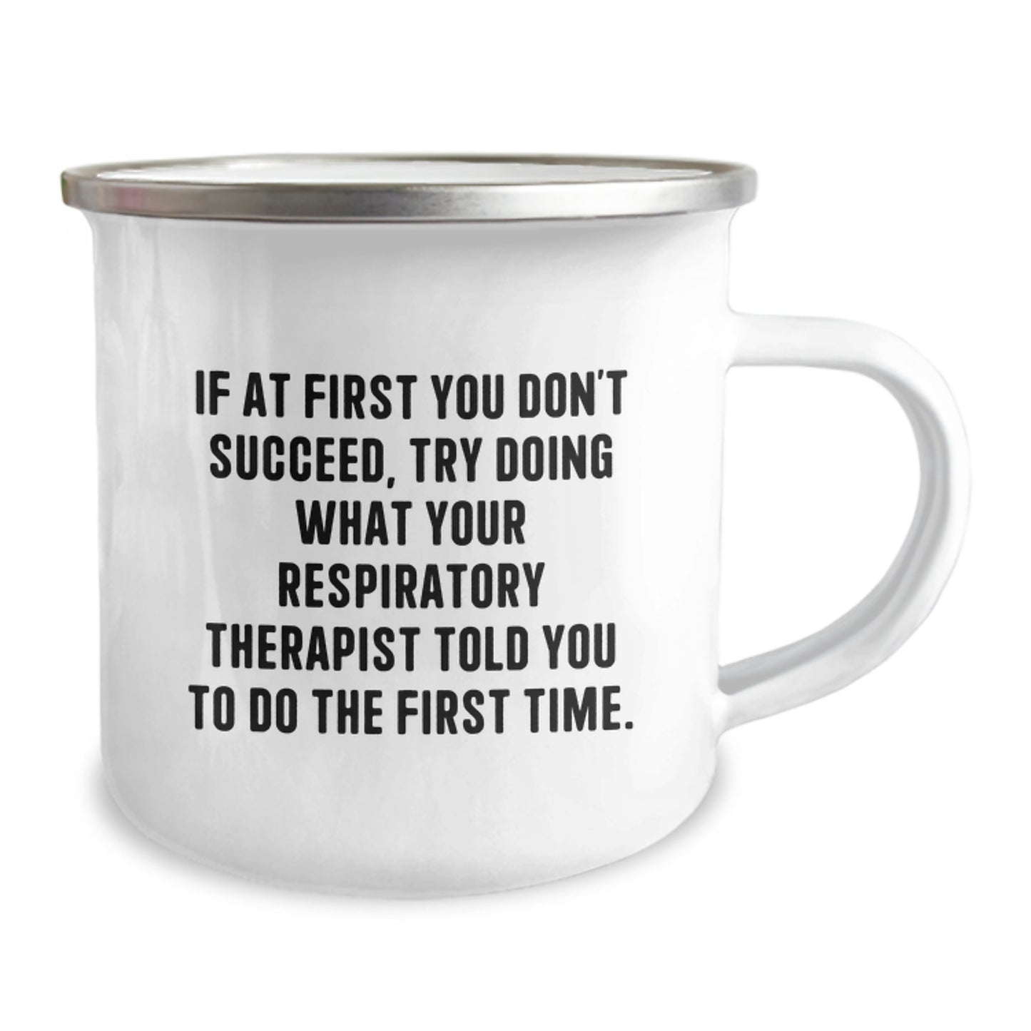 Funny Respiratory Therapist Quote Gifts from Friends - Inspirational Mug for Respiratory Therapist Men and Women - 12oz Camping Mug with Christmas Unique Gifts - Image 2