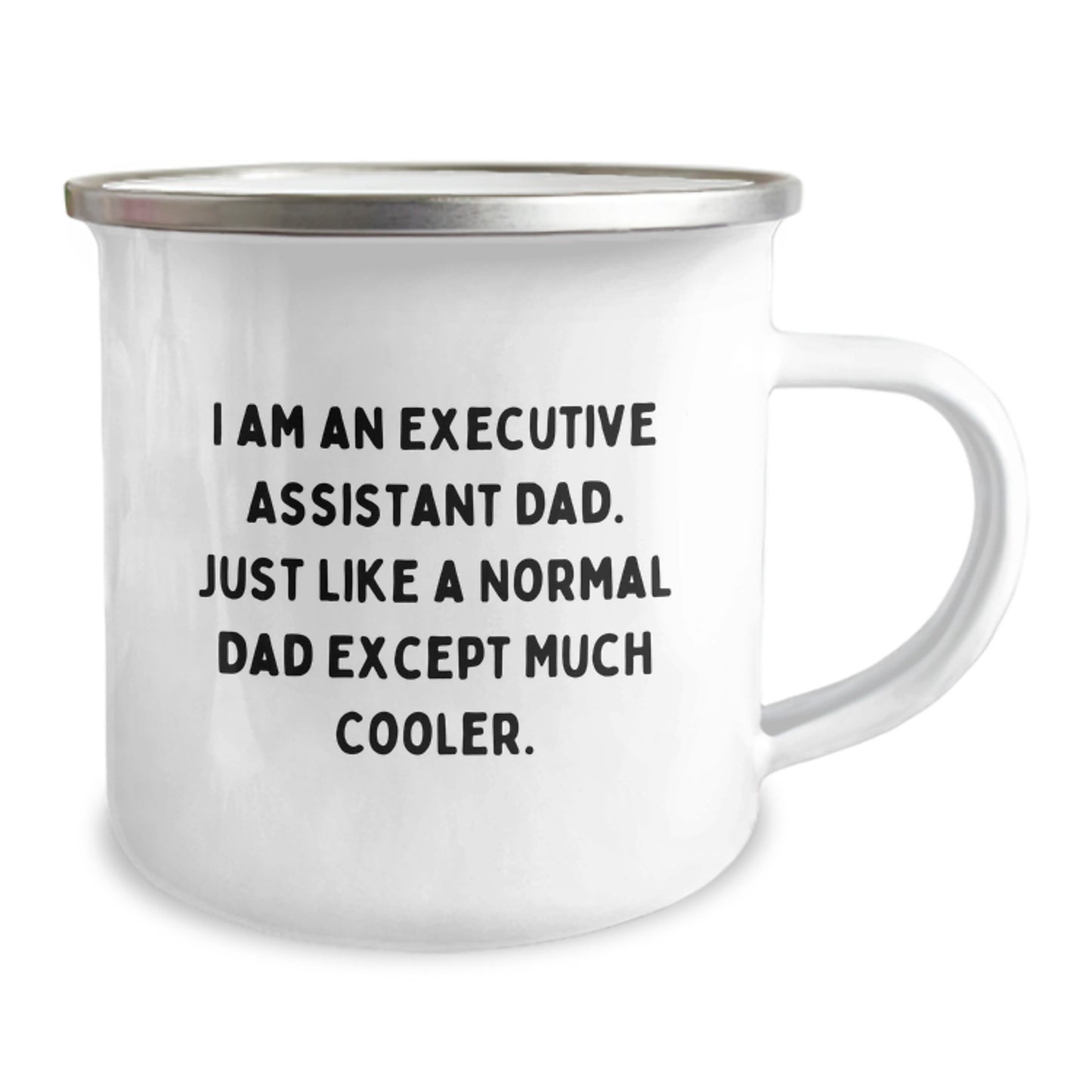 Funny Executive Assistant Gifts from Dad, Camping Mug for Men, Unique Christmas Unique Gifts for Executive Assistant, Perfect for Office or Outdoor Adventures - Image 2