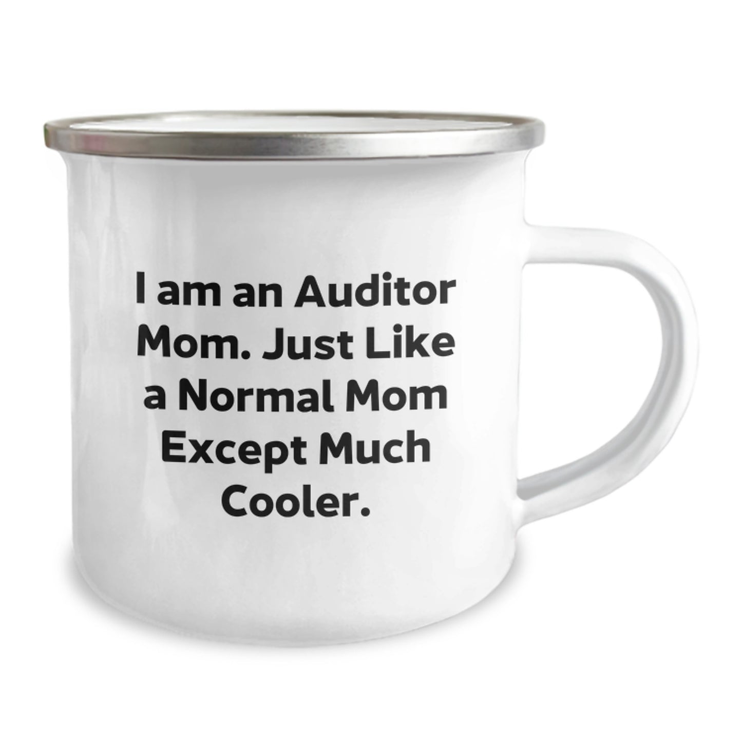 Auditor Mom Funny Camping Mug Gifts for Auditor, Christmas Unique Auditory Gifts from Mom, Men, Women, Family, Friends - Image 2