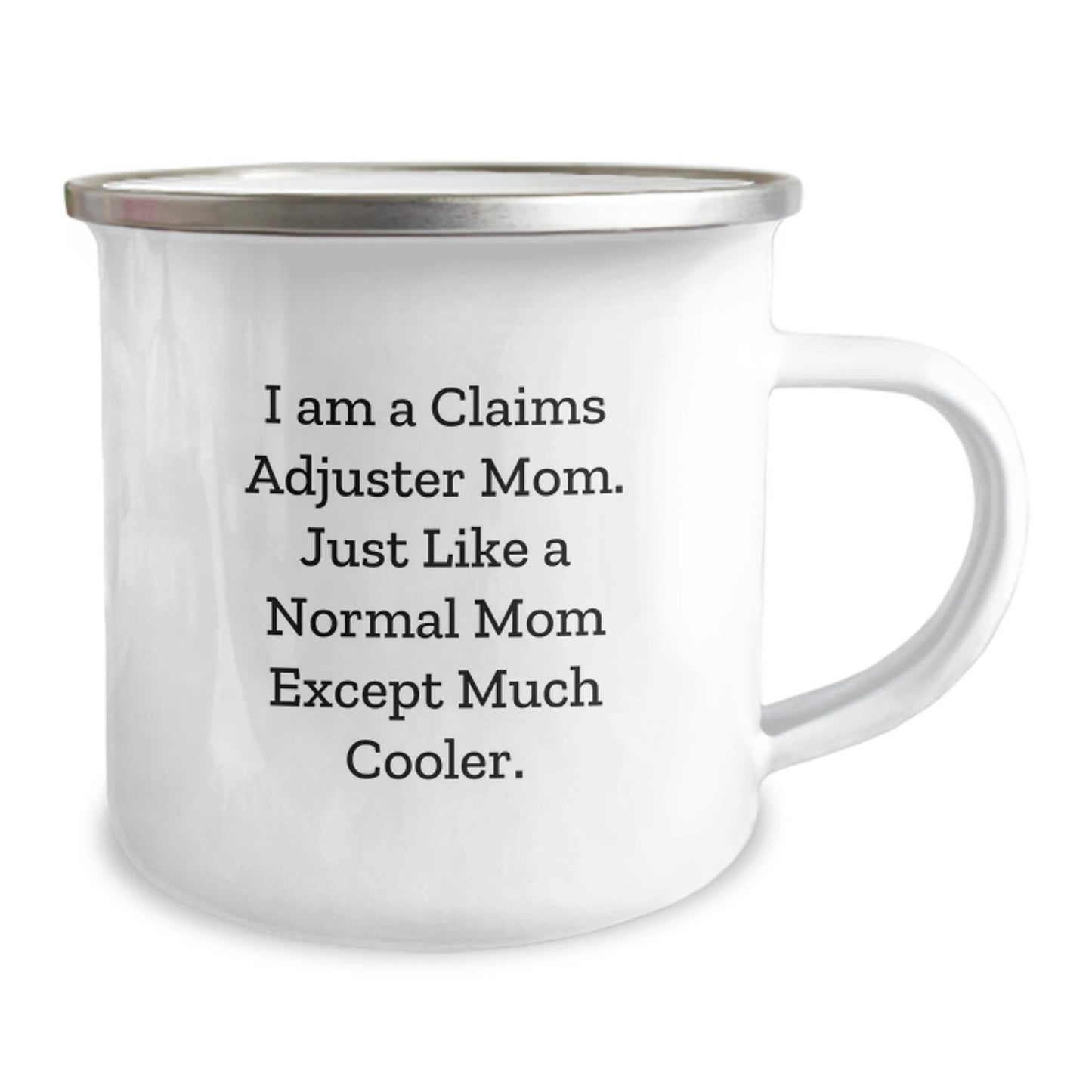 Funny Claims Adjuster Mom Gifts for Claims Adjuster Camping Mug, Christmas Unique Gifts from Family, Friends, Coworkers - Image 2