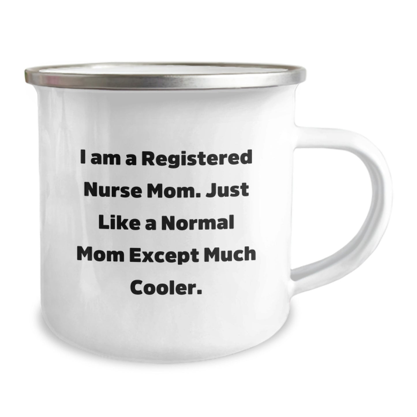 Unique Funny Registered Nurse Mom Gifts for Christmas Camping Mug for RN Nurses - Image 2