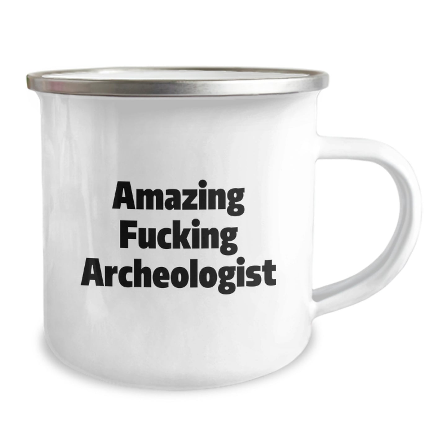 Funny Archeologist Gifts from Friends to Archeologist Men, Amazing Camping Mug for Archeologist Enthusiasts, Awesome Christmas Unique Gifts for Archeologist - Image 2