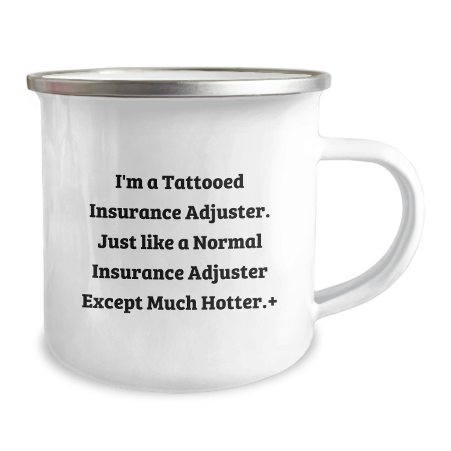 Funny Insurance Adjuster Gifts from Men, Hotter Than Normal Insurance Adjuster Camping Mug, Christmas Unique Gifts for Insurance Adjusters - Image 2