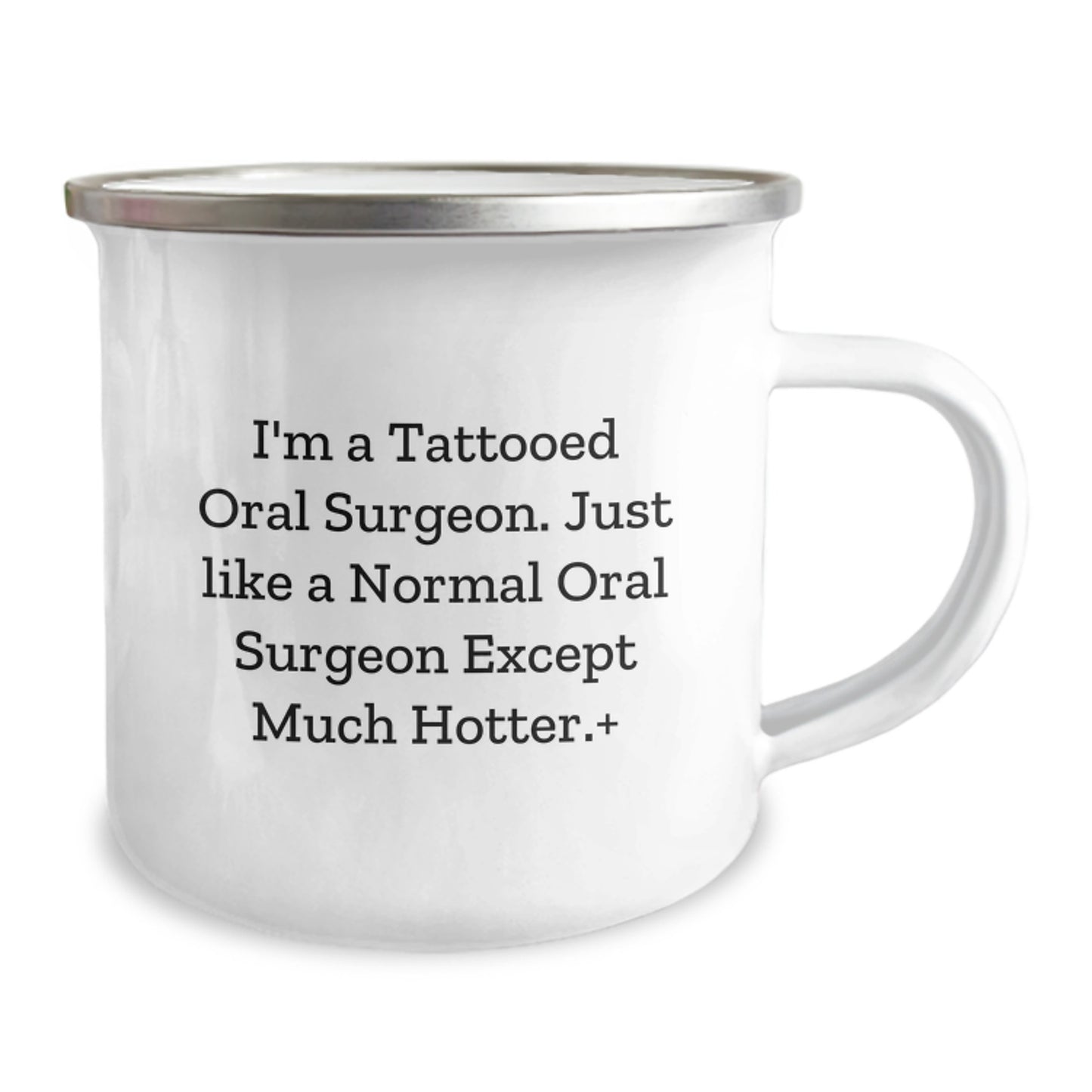 Funny Oral Surgeon Gifts from Friends for Men, Hotter than Normal Camping Mug, Christmas Unique Mugs - Image 2