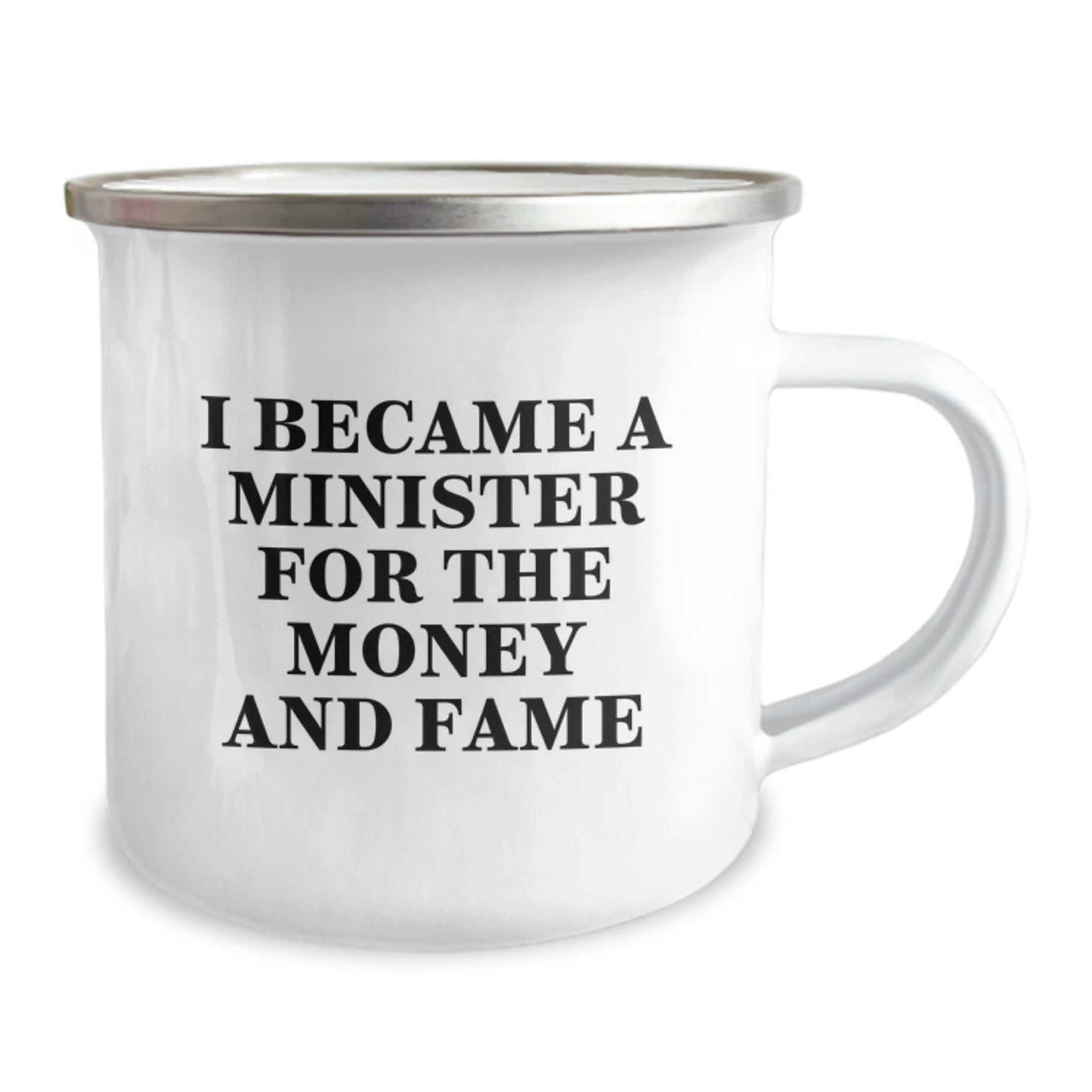 Funny Minister Gifts for Men - I Became A Minister For The Money And Fame, Minister Inspired Christmas Unique Gifts, Gifts from Men to Minister Friends - Image 2