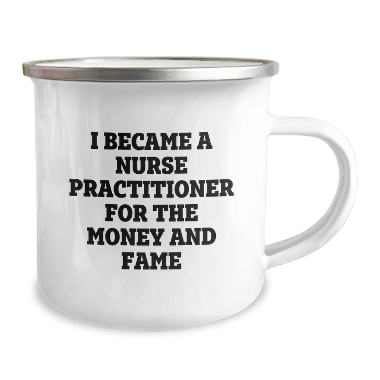 Funny Nurse Practitioner Camping Mug Gifts from Friends and Family for Christmas Unique Presents for Nurse Practitioner - Image 2