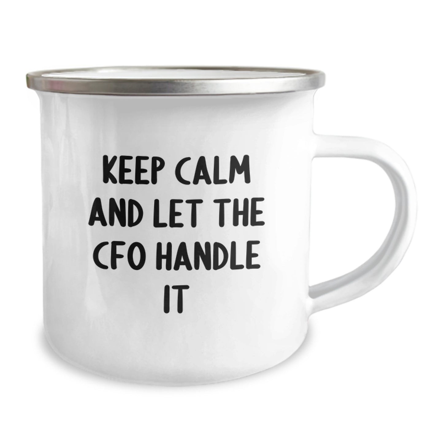 Funny CFO Gifts from Friends for Men - Keep Calm and Let the CFO Handle It Christmas Unique Mugs - Image 2
