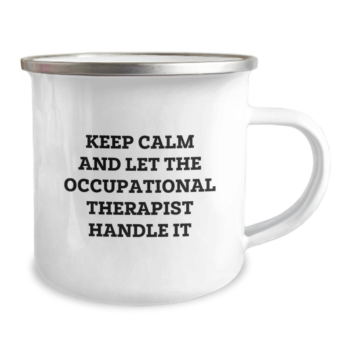Funny Occupational Therapist Gifts for Men Women Friends Coworkers - Keep Calm And Let The Occupational Therapist Handle It Christmas Unique Mugs for Occupational Therapist - Image 2