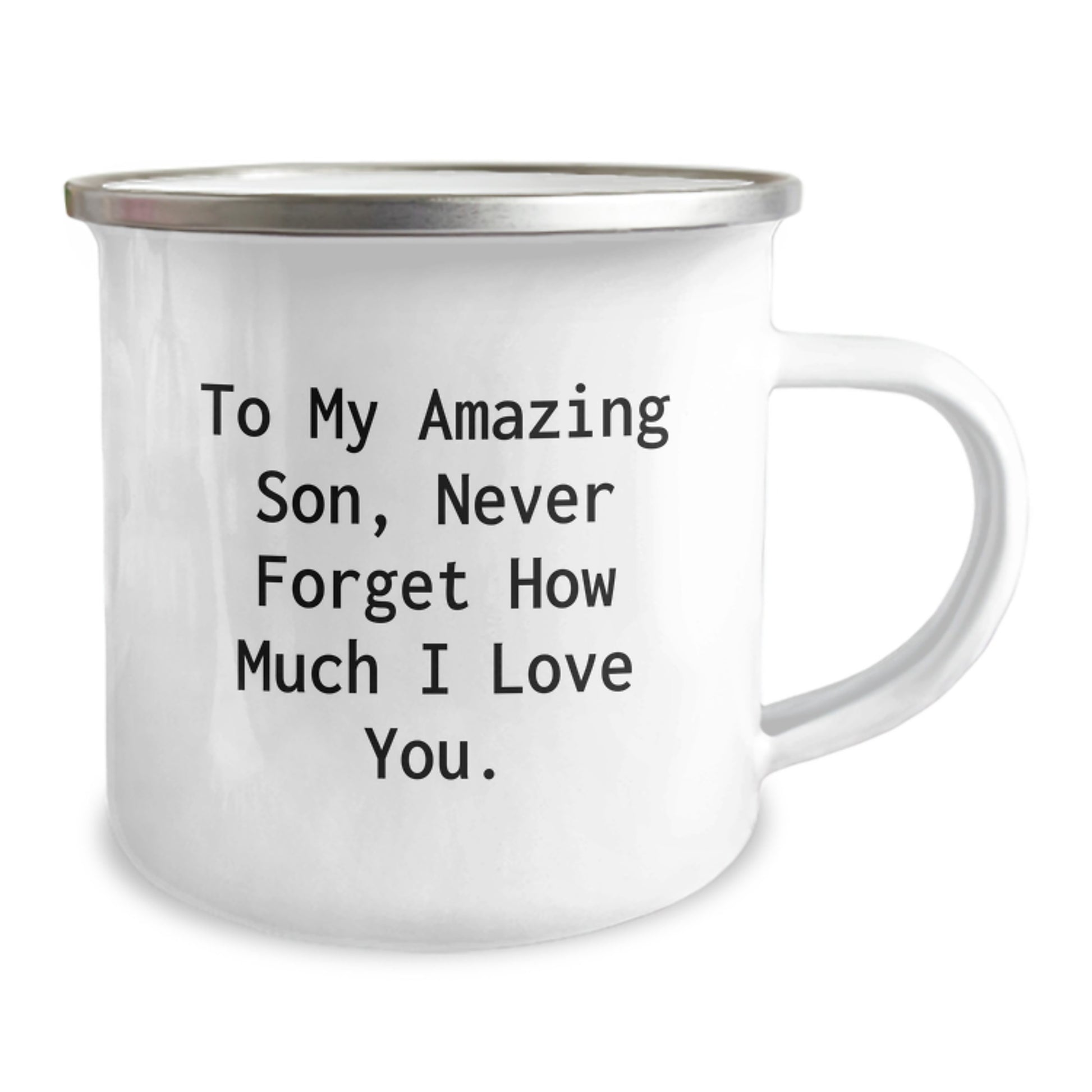 A Funny Camping Mug for Your Amazing Son, Gifts from Mom and Dad, Son Unique Christmas Unique Gifts, Son Keepsakes - Image 2