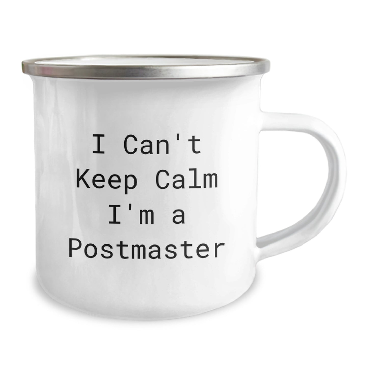Funny Christmas Unique Gifts for Postmaster I Can't Keep Calm Mugs, Gifts from Men, Friends, Family to Postmaster, Camping Mug Postmaster Quote - Image 2