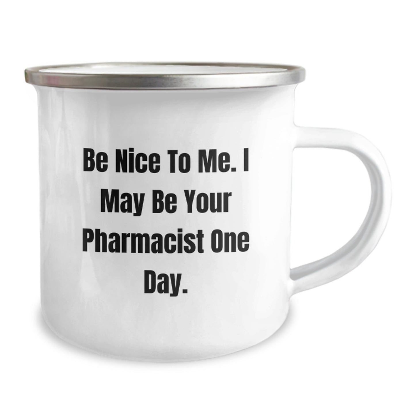 Gifts from Friends for the Pharmacist - Funny Quote Camping Mug - Birthday Unique Gifts for Men and Women - Image 2