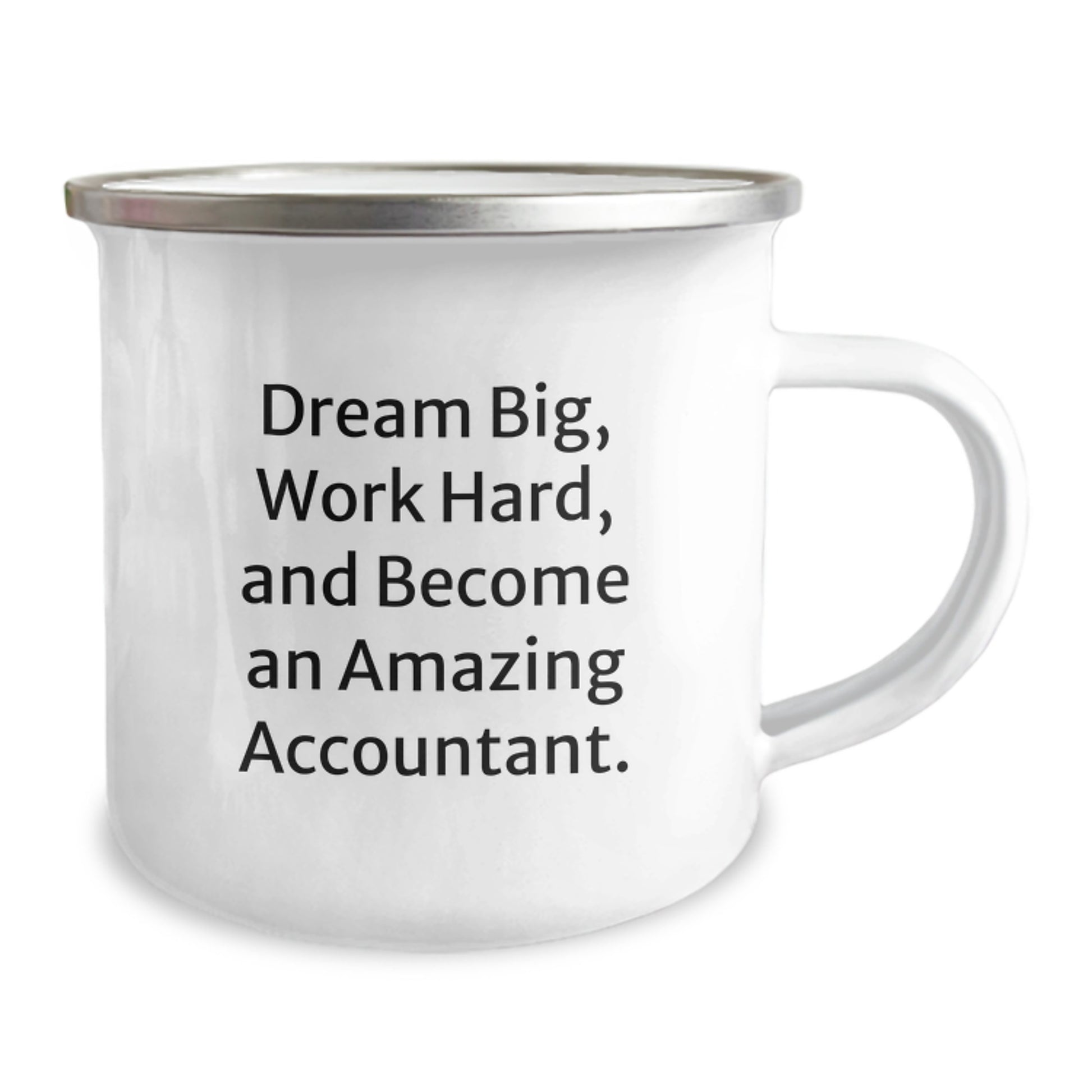 Accountant Gifts, Dream Big, Work Hard, Become Amazing, Camping Mug, Birthday Unique Gifts from Friends for Accountant - Image 2