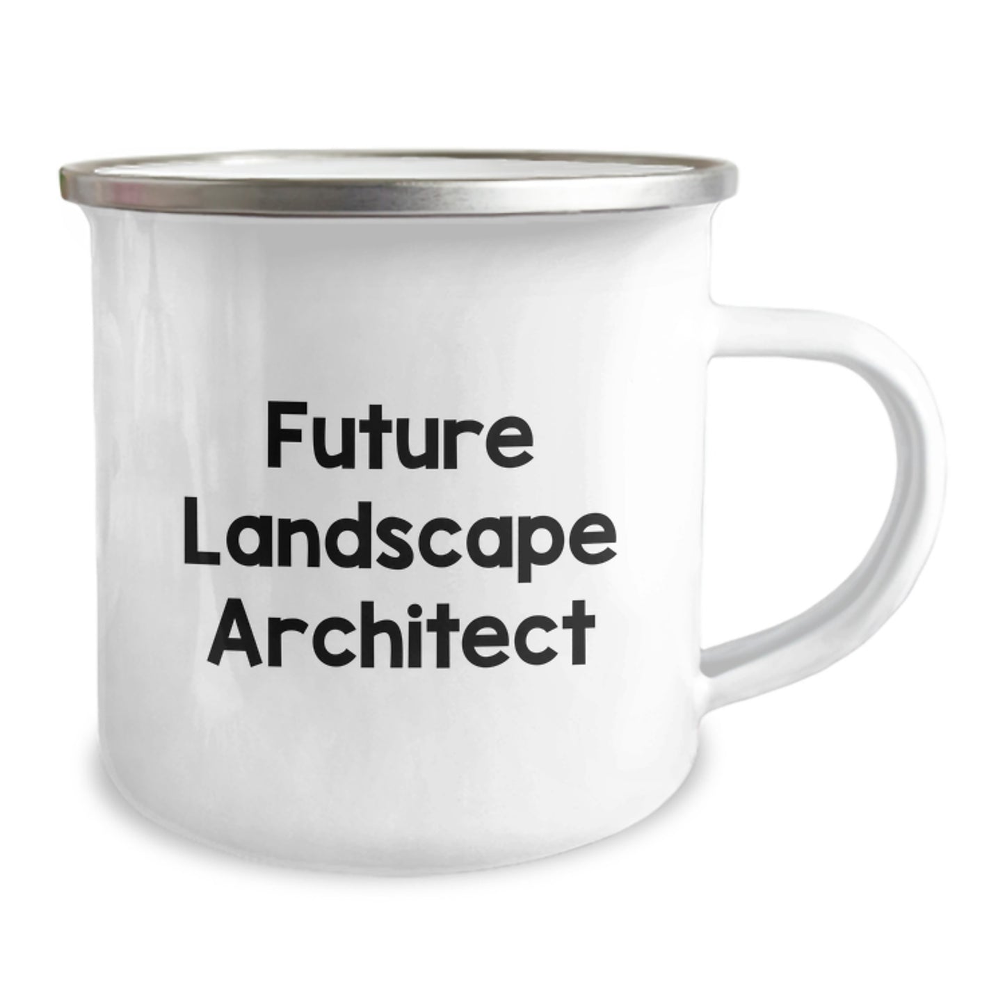 Funny Future Landscape Architect Gifts from Friends for Men Stainless Steel Camping Mug - Image 2