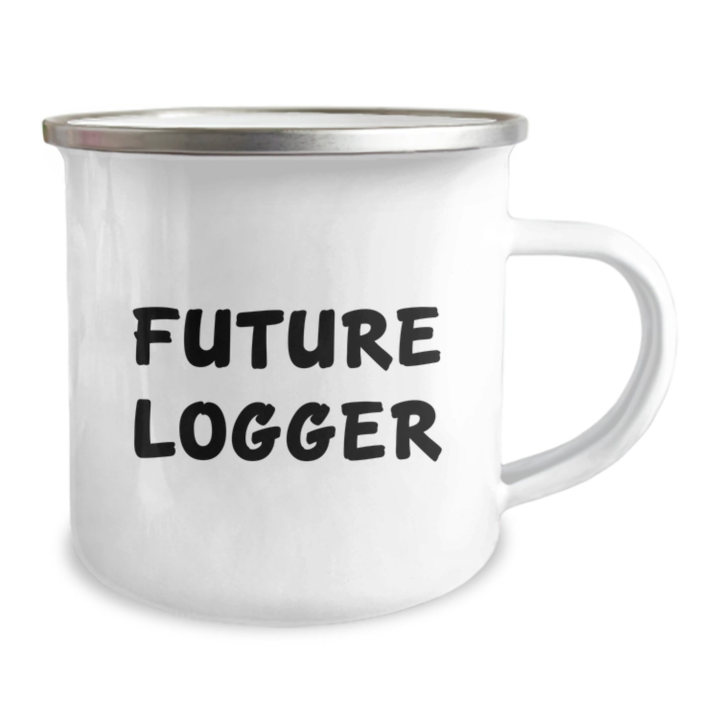 Funny Future Logger Gifts from Friends for Logger Camping Mug Christmas Unique Gifts - Image 2