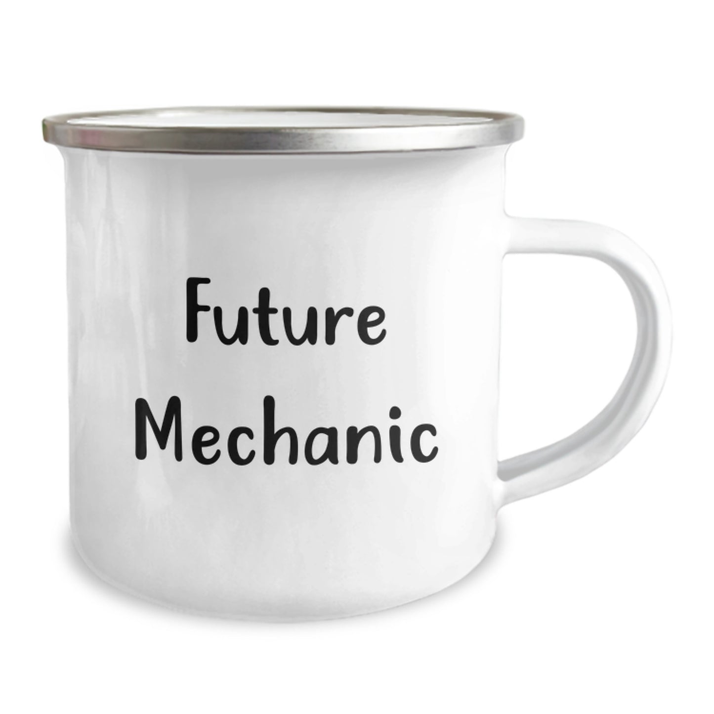 Funny Mechanic Gifts for Men - Camping Mug from Future Mechanic, Funny Quote for Mechanic Friends, Christmas Unique Gifts - Image 2