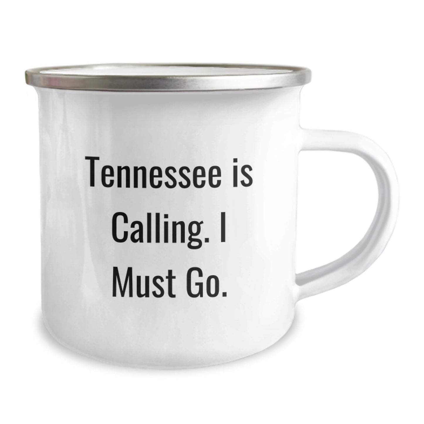 Tennessee Camping Mug, Gifts from Friends, 'Tennessee Is Calling. I Must Go.' Funny Quote, Birthday Unique Gifts for Tennessee Lovers - Image 2
