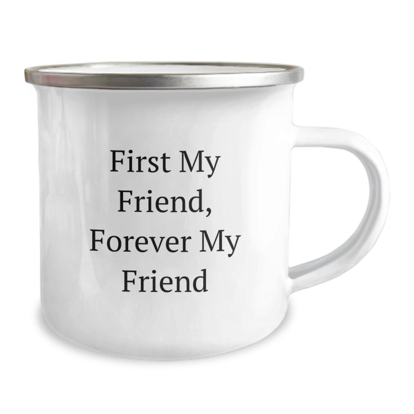 Funny Friends Gifts from Men and Women - Christmas Unique Gifts for Friend, Camping Mug with Forever My Friend Quote - Fun and Inspirational Mug for Friend - Image 2