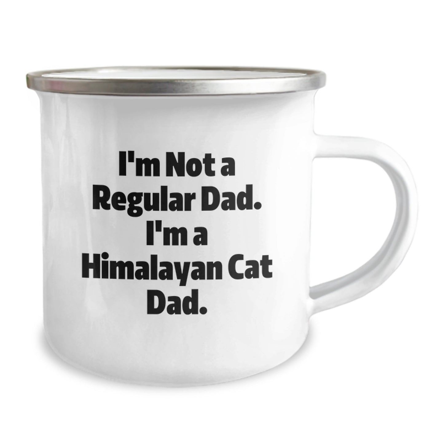 Funny Himalayan Cat Gifts for Dad - Unique Camping Mug from Himy Dad - Christmas Unique Gifts for Himy Cat Lovers - Image 2