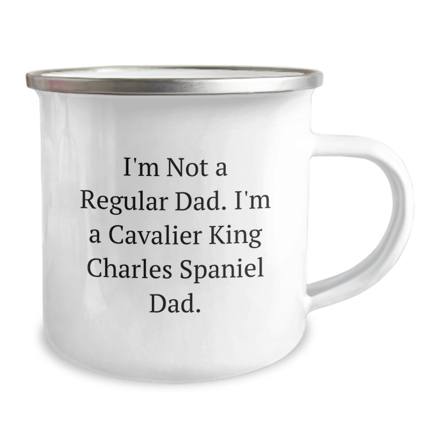 Funny Cavalier King Charles Spaniel Dog Camping Mug Gifts from Men to Family for Christmas - Image 2