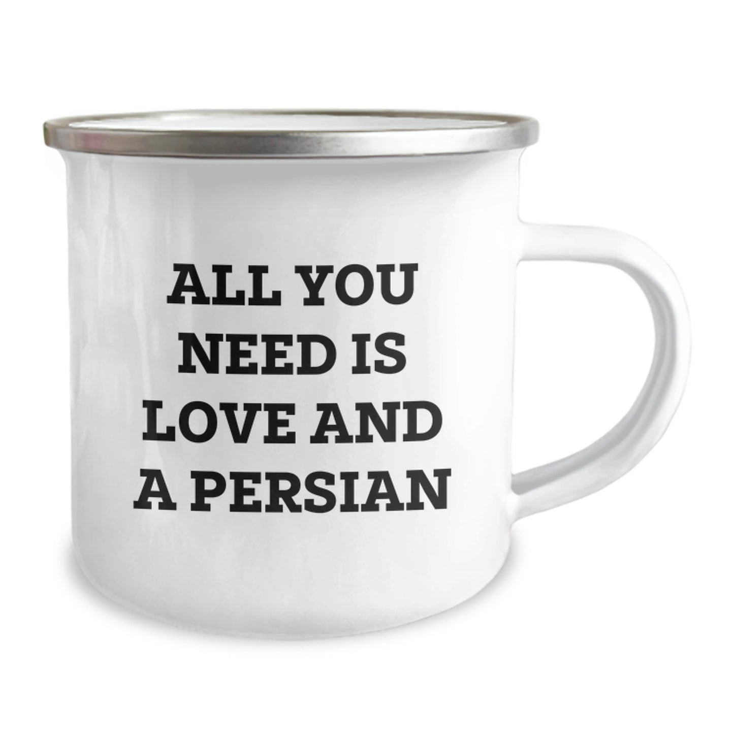 Funny Persian Cat Camping Mug Gifts from Friends for Christmas - Image 2