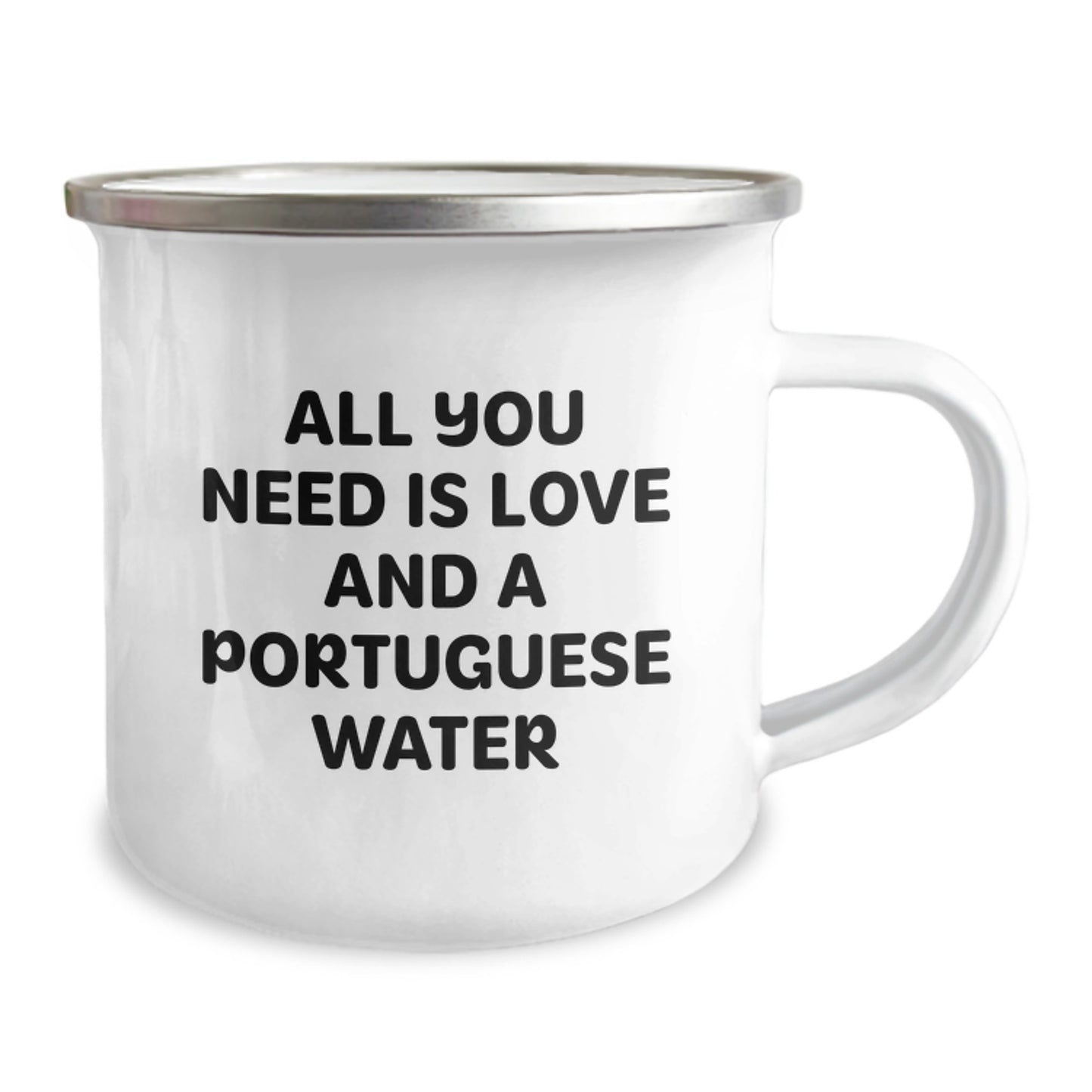 Portuguese Water Dog Lovers Funny Camping Mug Gifts from Friends and Family for Birthday - Image 2