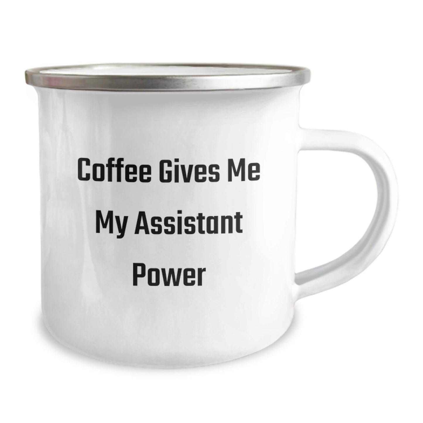 Funny Gifts from Friends, Christmas Unique Assistant Mugs for Men Women Coworkers, Coffee Gives Me My Assistant Power - Image 2