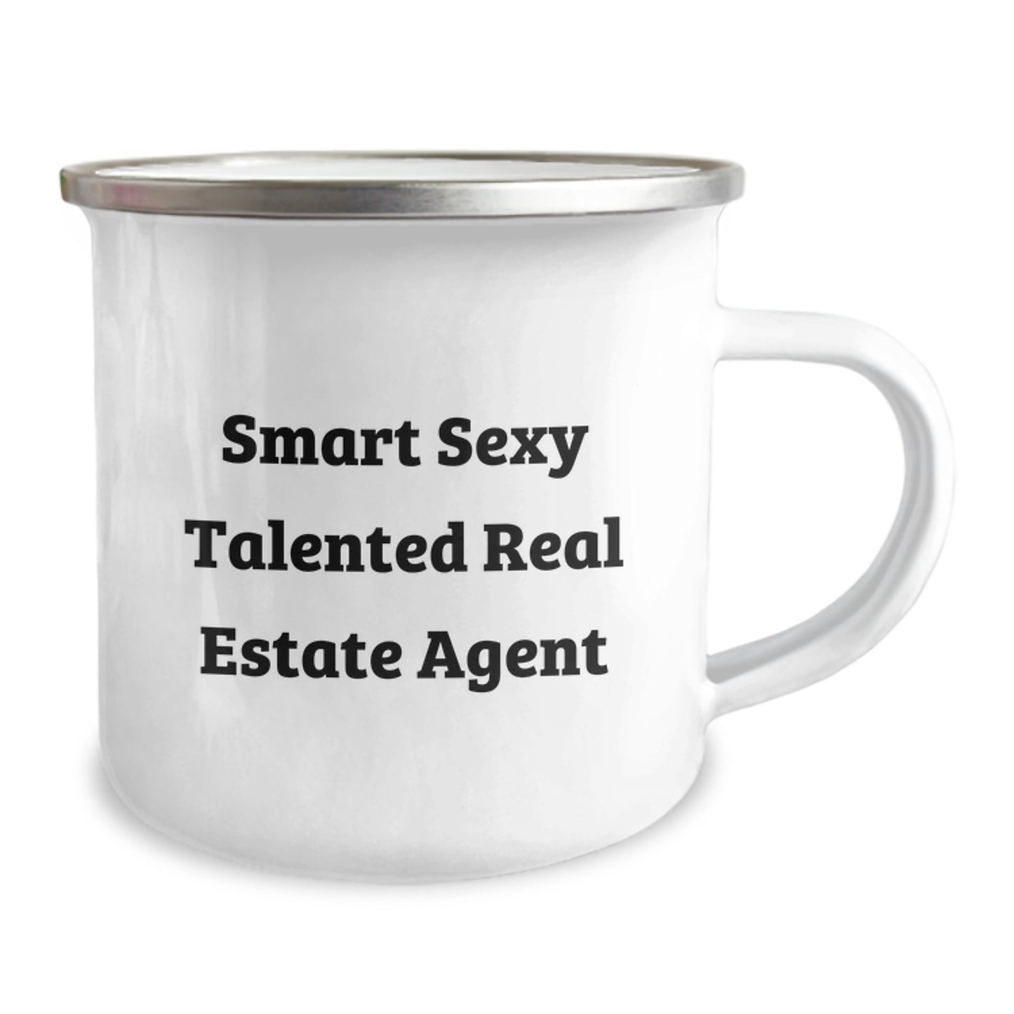 Smart Sexy Talented Real Estate Agent Gifts from Friends - Funny Birthday Unique Gifts for Real Estate Agent, Camping Mug, Gifts for Real Estate Agent - Image 2
