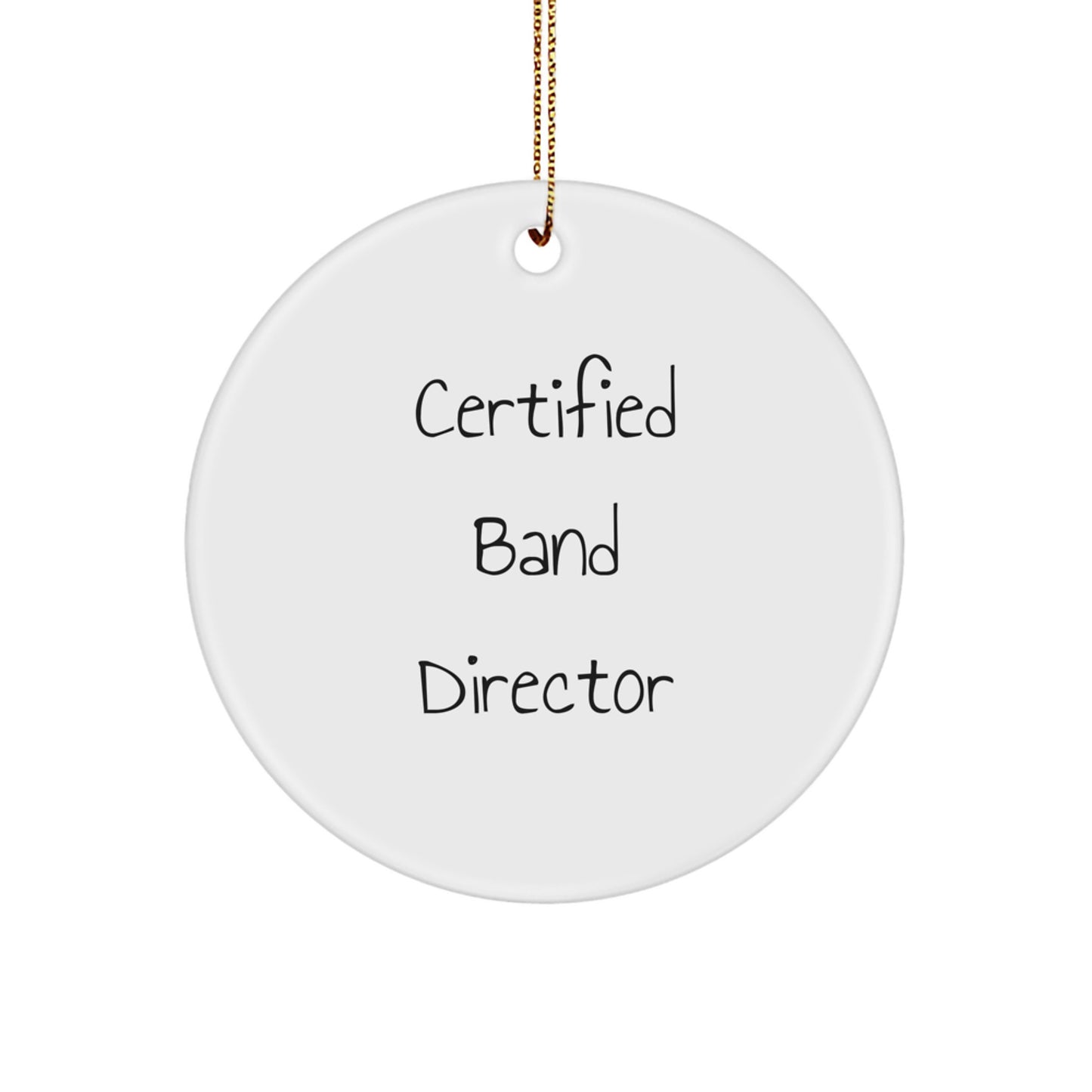 Funny Christmas Unique Gifts for Band Director - 'You're a-maize-ing!' Circle Ornament, Gifts from Friends, Gifts for Band Director - Image 1