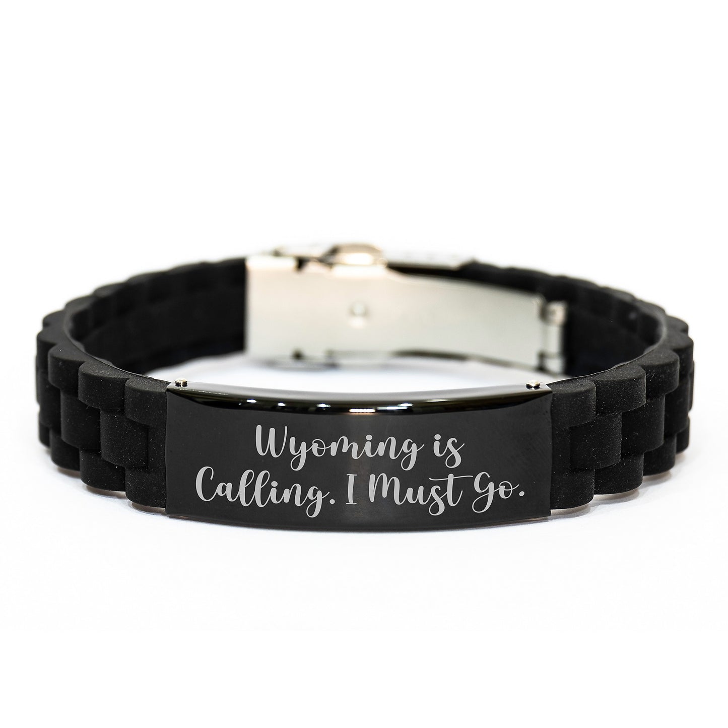 Wyoming Calling Inspiration Glide lock Clasp Birthday Unique Gifts from Friends for Wyoming Enthusiasts - Image 1