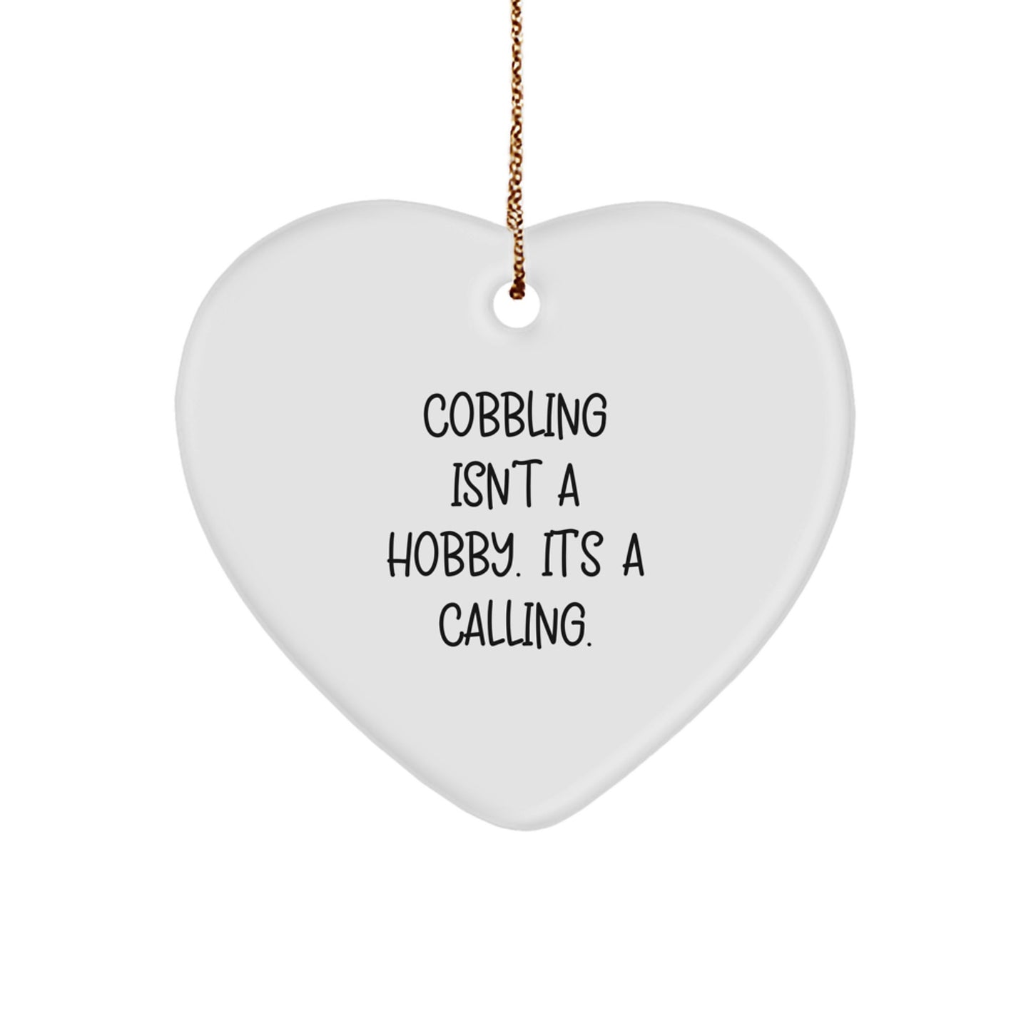 Cobbling Gifts from Men for Women - Heart Ornament Christmas Unique Finds - Image 1