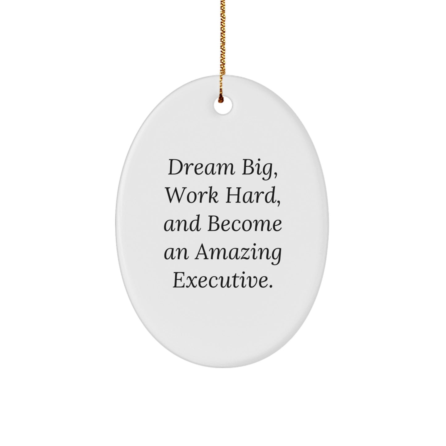 Executive Oval Ornament Gifts from Men to Executive Friends on Christmas Unique Gifts - Image 1