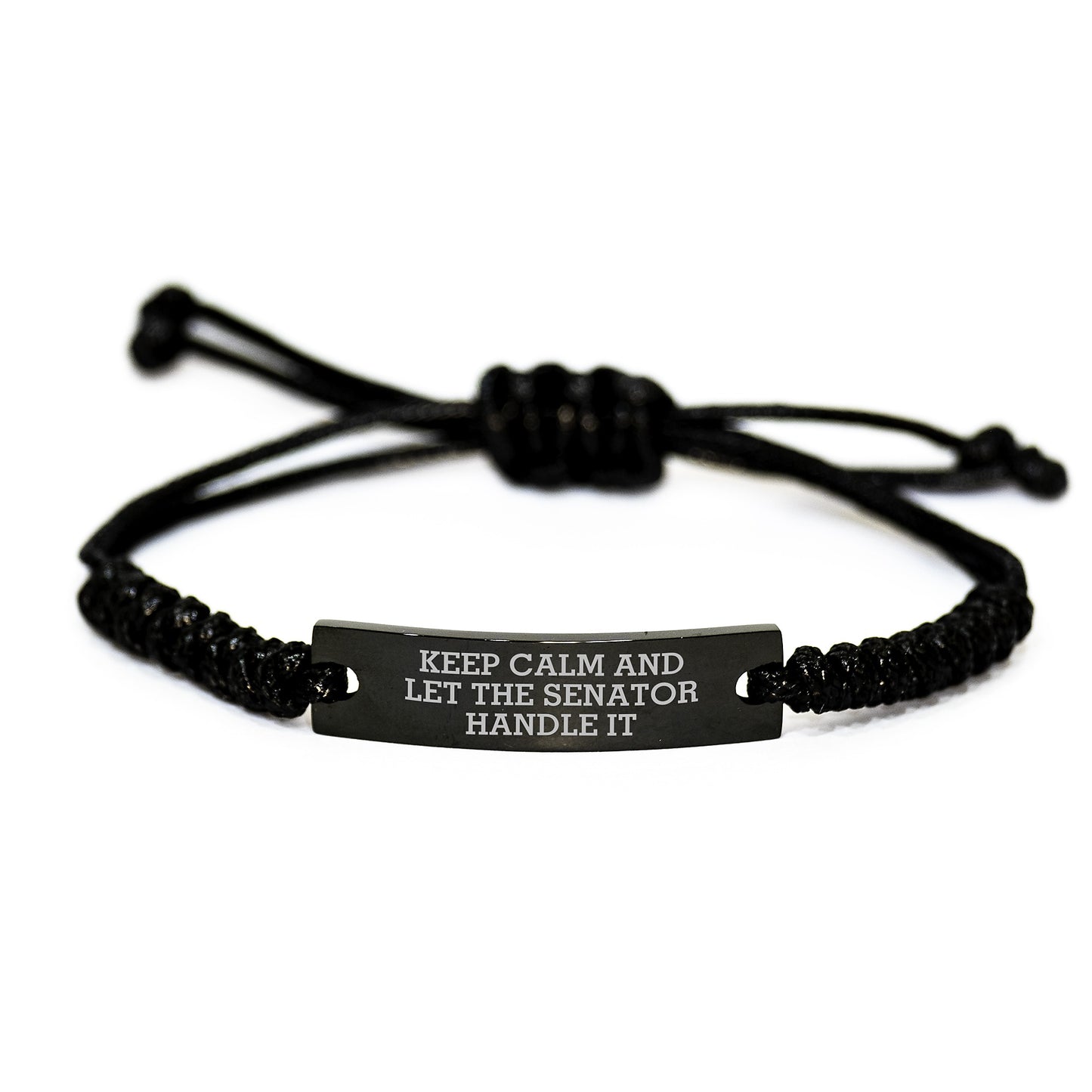 Senator Rope Bracelet Gifts from Men, Women, Friends, Coworkers, Family - Keep Calm Senator Handle It Inspirational Graduation Unique Gifts for Senator, Men, Women, Friends, Coworkers, Family - Image 1