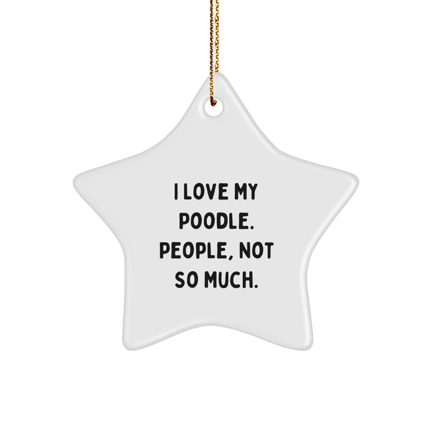 Funny Poodle Dog Lover Gifts from Friends for Poodle Dog Owners - Image 1