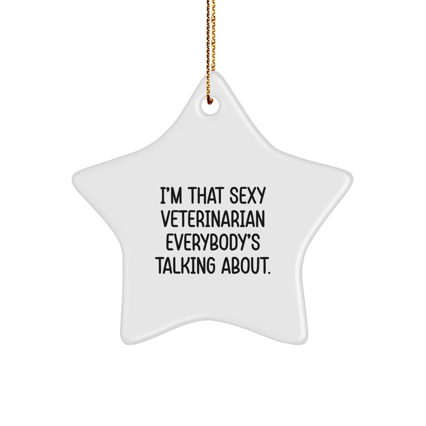 Funny Veterinarian Gifts from Friends for Veterinarian Men Women Christmas Unique Ornaments - Image 1