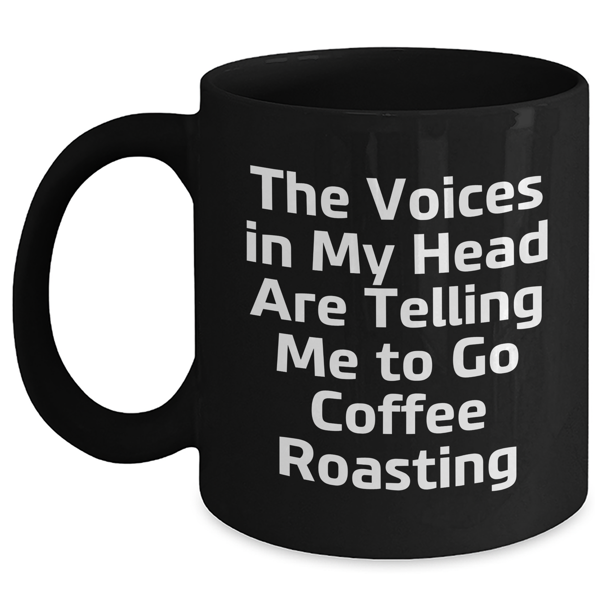 Coffee Roasting Humor Gifts from Friends to Coffee Roasting Enthusiasts, Black Coffee Mug for Graduation Unique Gifts - Main