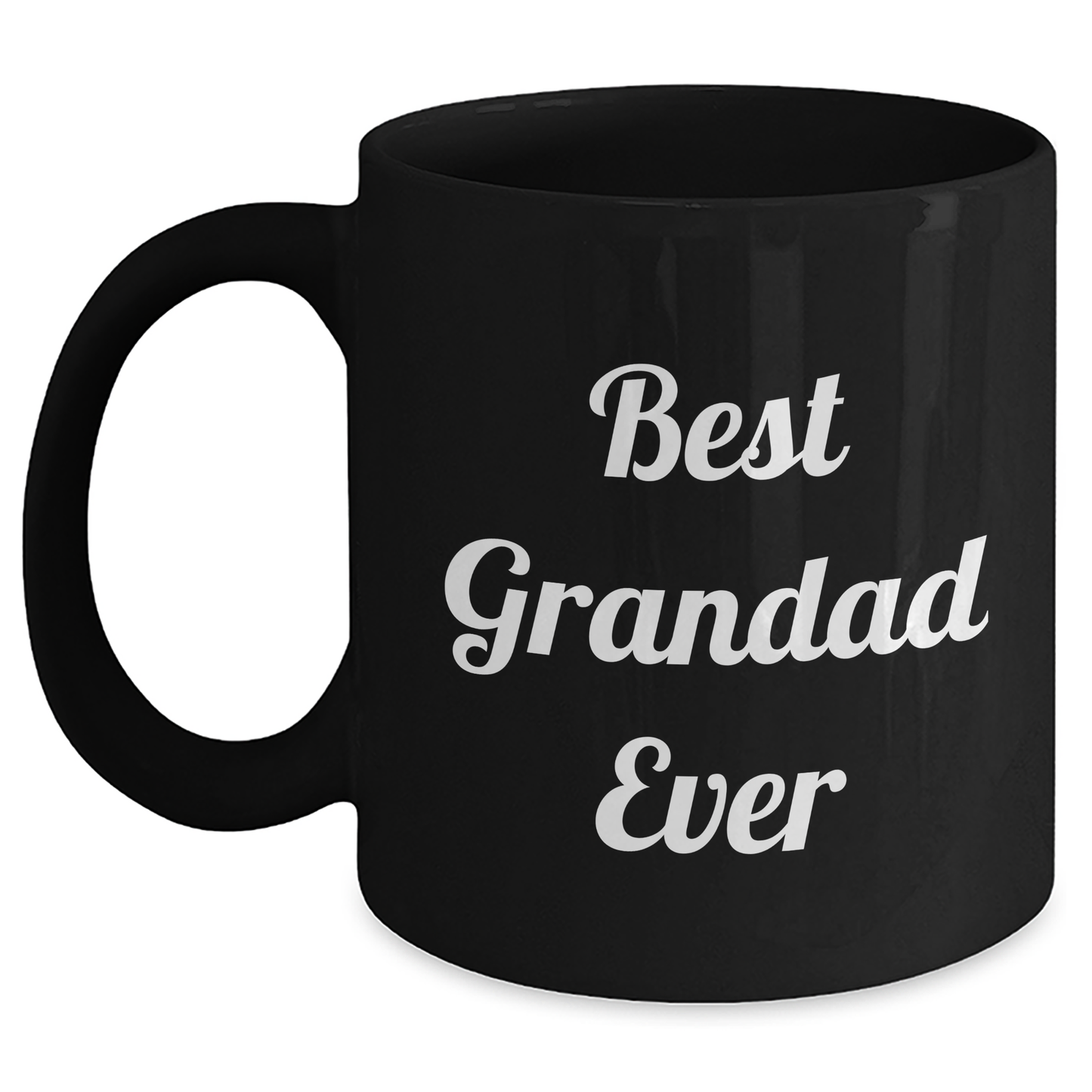 Funny Grandad Gifts, Best Grandad Ever Quote, Black Coffee Mug for Men, Gifts from Family for Graduation - Main