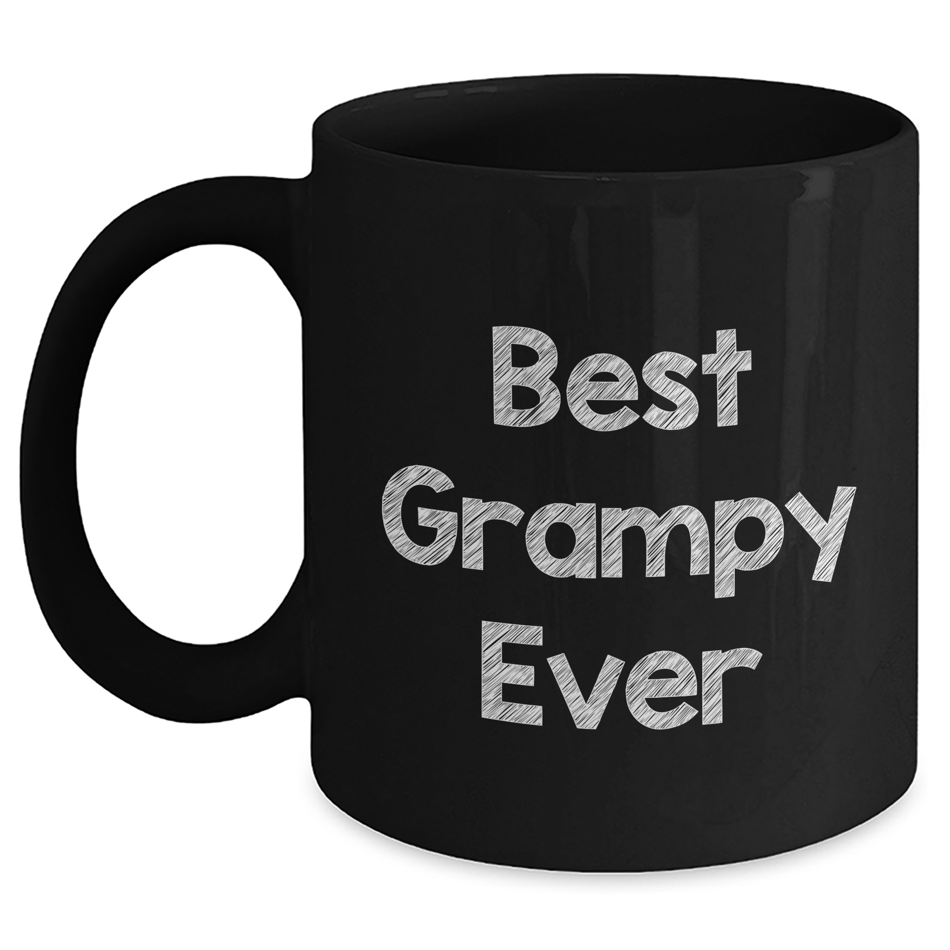 Funny Grampy Gifts - Best Grampy Ever Quote Black Coffee Mug for Men, Gifts from Family, Gifts for Grampy Graduation Unique - Main