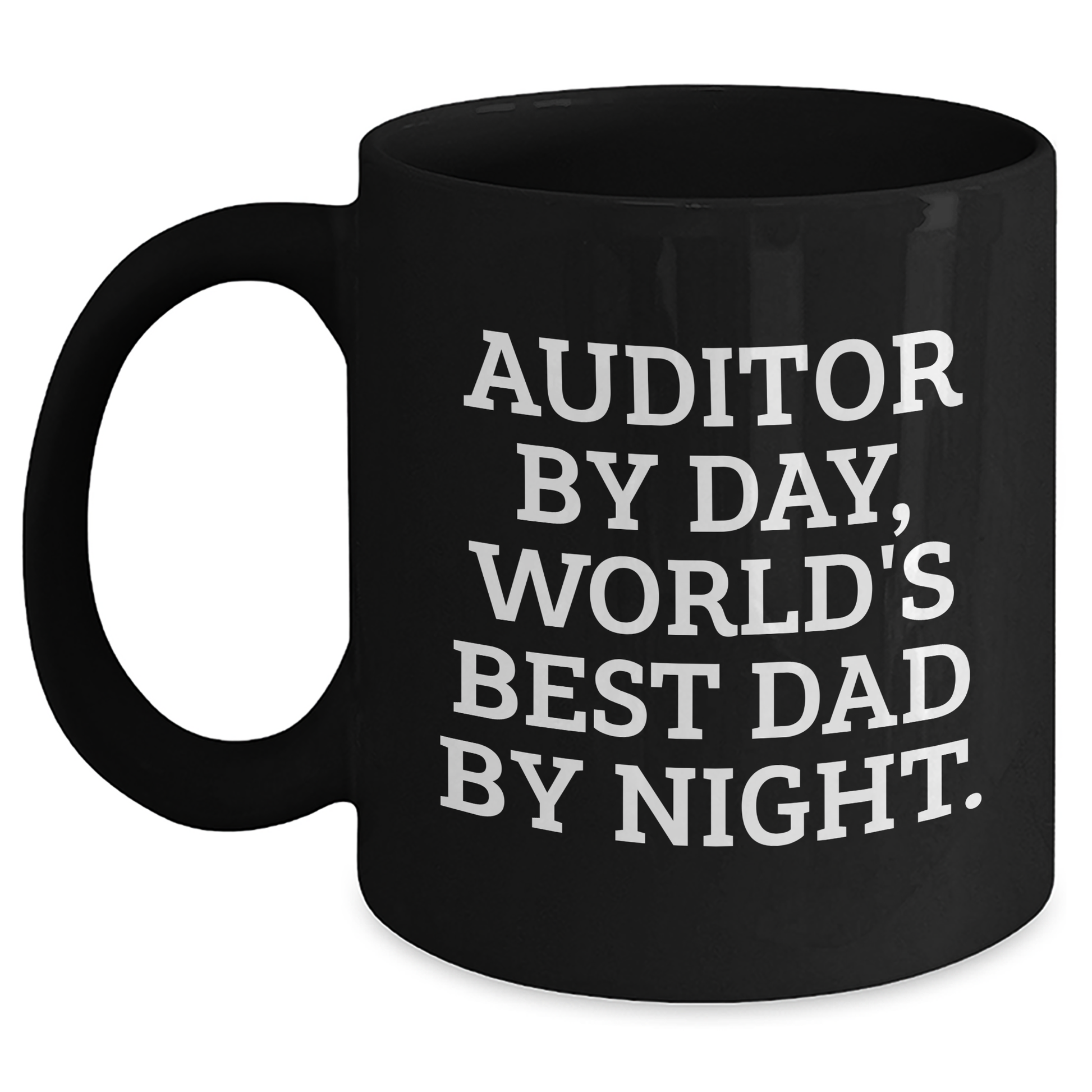 Auditor Gifts, Funny Quote Black Coffee Mugs, Gifts from Family to Auditor, Graduation Unique Gifts, Black Coffee Mug for Auditor - Main