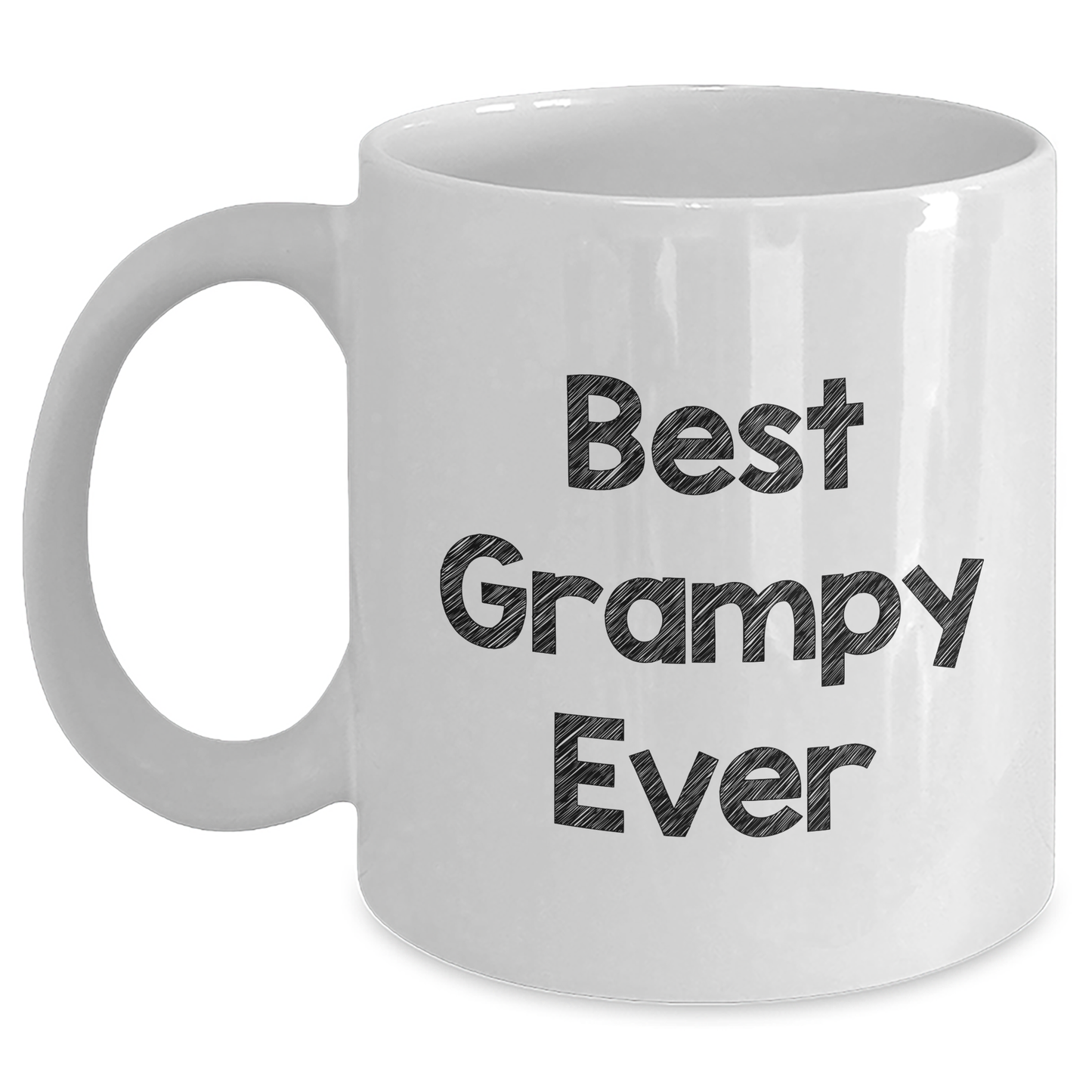 Funny Grampy Gifts from Family to Best Grampy Ever White Coffee Mug for Graduation, Gifts for Grampy - Main