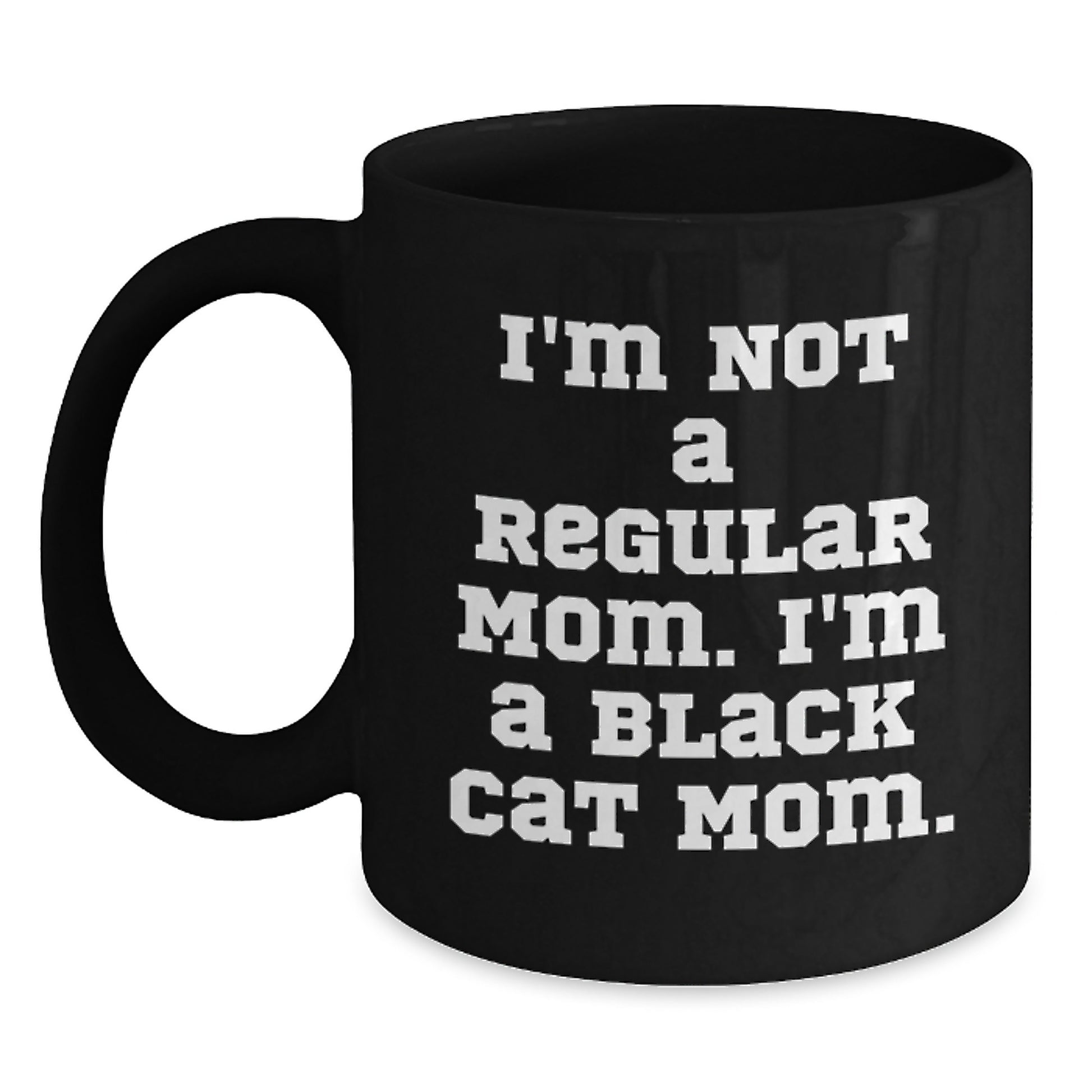 Funny Black Cat Mom Gifts from Friends for Black Cat Lover's Birthday Unique Mugs - Main