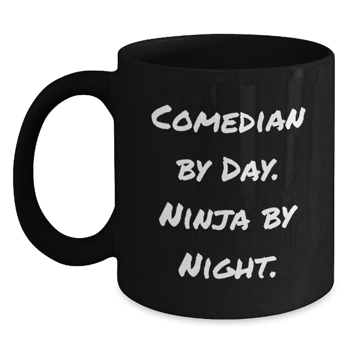 Funny Comedian Gifts for Men from Comedian By Day Ninja By Night Christmas Unique Mugs - Main