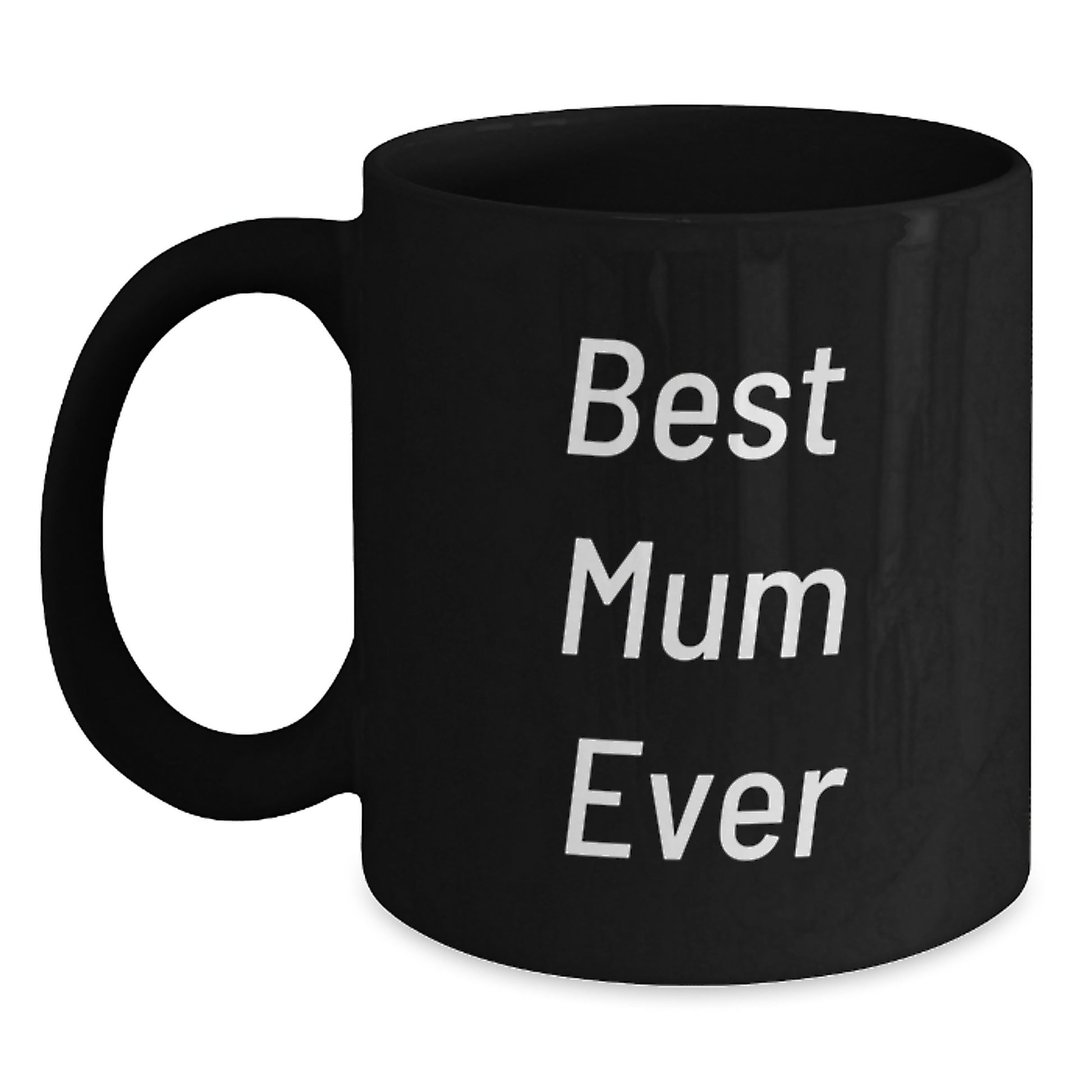 Funny Gifts for Mum, Best Mum Ever Mug, Black Coffee Mug for Mum on Christmas - Main