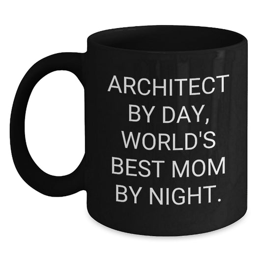 Architect Gifts for Men, Funny Mugs for Architect Mom, Black Coffee Mug for Christmas Unique Gifts from Family - Main