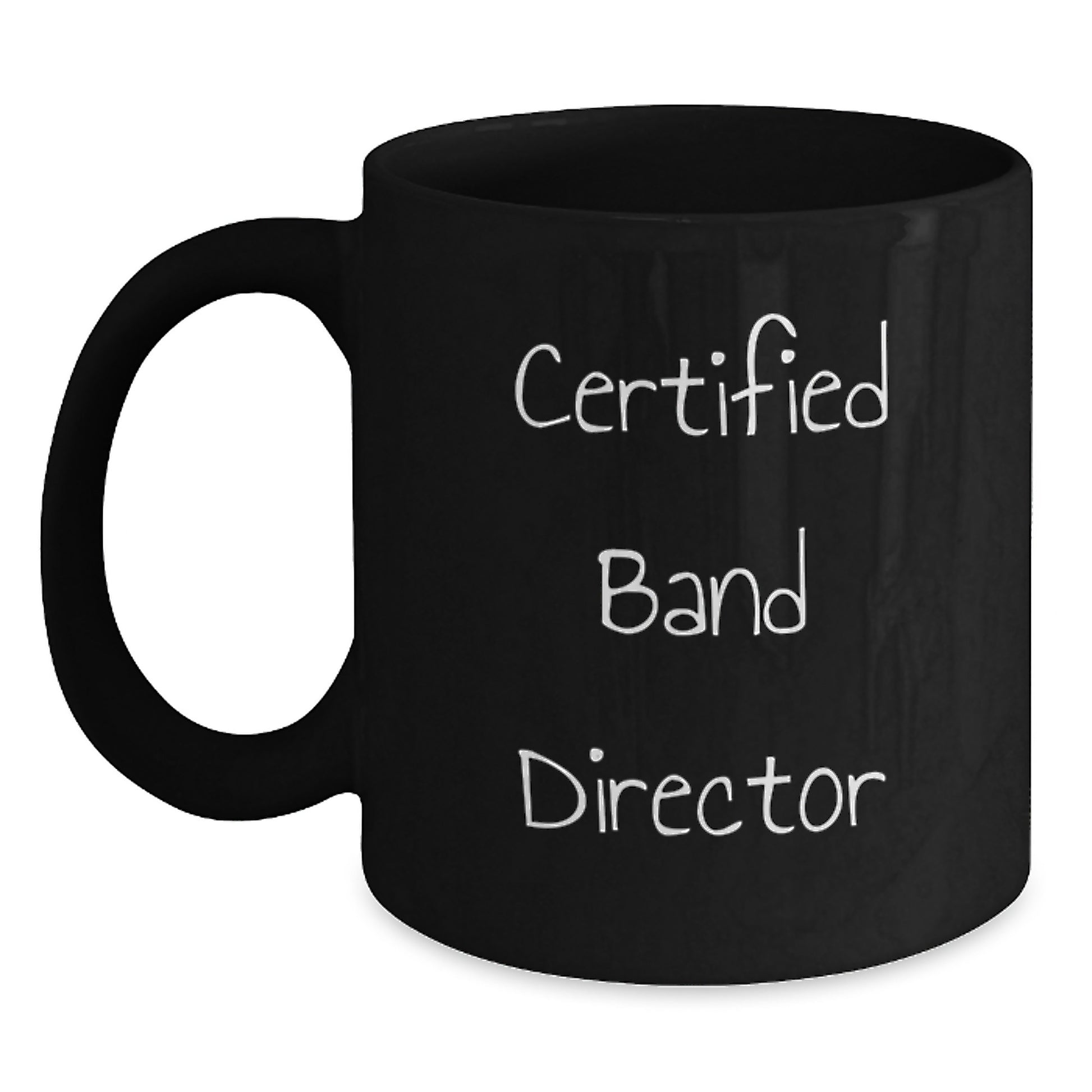 Funny Certified Band Director Gifts for Men - Black Coffee Mug 'You're the Maestro of My Day' - Graduation Unique Gifts from Friends - Main