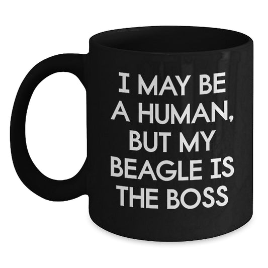 Funny Beagle Dog Black Coffee Mugs Gifts from Men to Beagle Dog Lovers on Valentine's Unique Gifts - Main